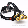 5000 Lumens 10W LED Zoom boleh dicas semula Headlamp